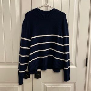 Blue with white stripe Dip brand sweater